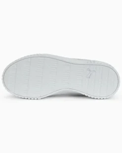 PUMA CARINA 2.0 HOLO JR - Sneakers nera e bianca con logo arcobaleno, numerata 36/39