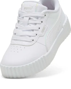 PUMA CARINA 3.0 HOLO 2.0 PS - Sneakers bianca, numerata 28/35 - 402281-01