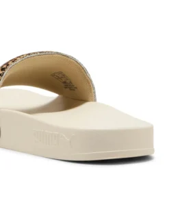 PUMA -CIABATTE DA DONNA BEIGE E LEOPARDATO LEADCAT 2.0 ANIMAL FLAIR SNOW  402880-01