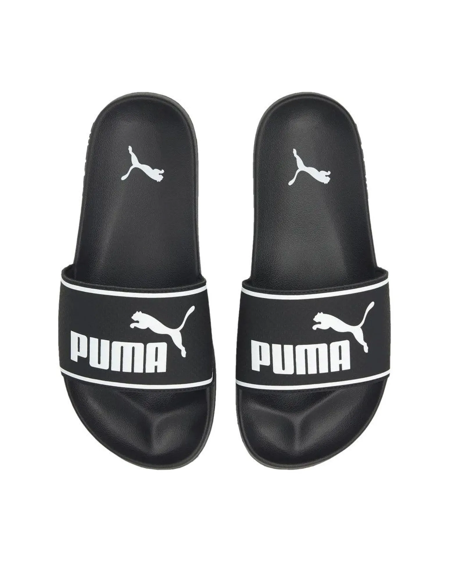 PUMA - CIABATTE JUNIOR LEADCAT 2.0 GS NERE CON DETTAGLI BIANCHI DAL 35.5 AL 39, 384434-01