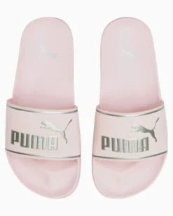 PUMA - CIABATTE JUNIOR LEADCAT 2.0 GS  ROSA  CON DETTAGLI ARGENTO DAL 35.5 AL 39, 384434-05