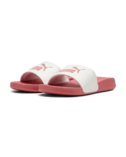 PUMA -CIABATTE KIDS  POPCAT 20 GS ROSA E BIANCHE DAL 28 AL 34.5, 372313-40