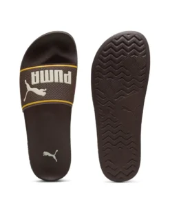 PUMA -CIABATTE LEADCAT 2.0 MARRONI CON DETTAGLI GIALLI DA UOMO 384139-45
