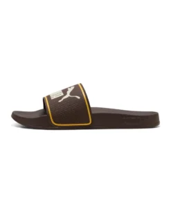 PUMA -CIABATTE LEADCAT 2.0 MARRONI CON DETTAGLI GIALLI DA UOMO 384139-45