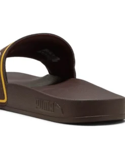 PUMA -CIABATTE LEADCAT 2.0 MARRONI CON DETTAGLI GIALLI DA UOMO 384139-45
