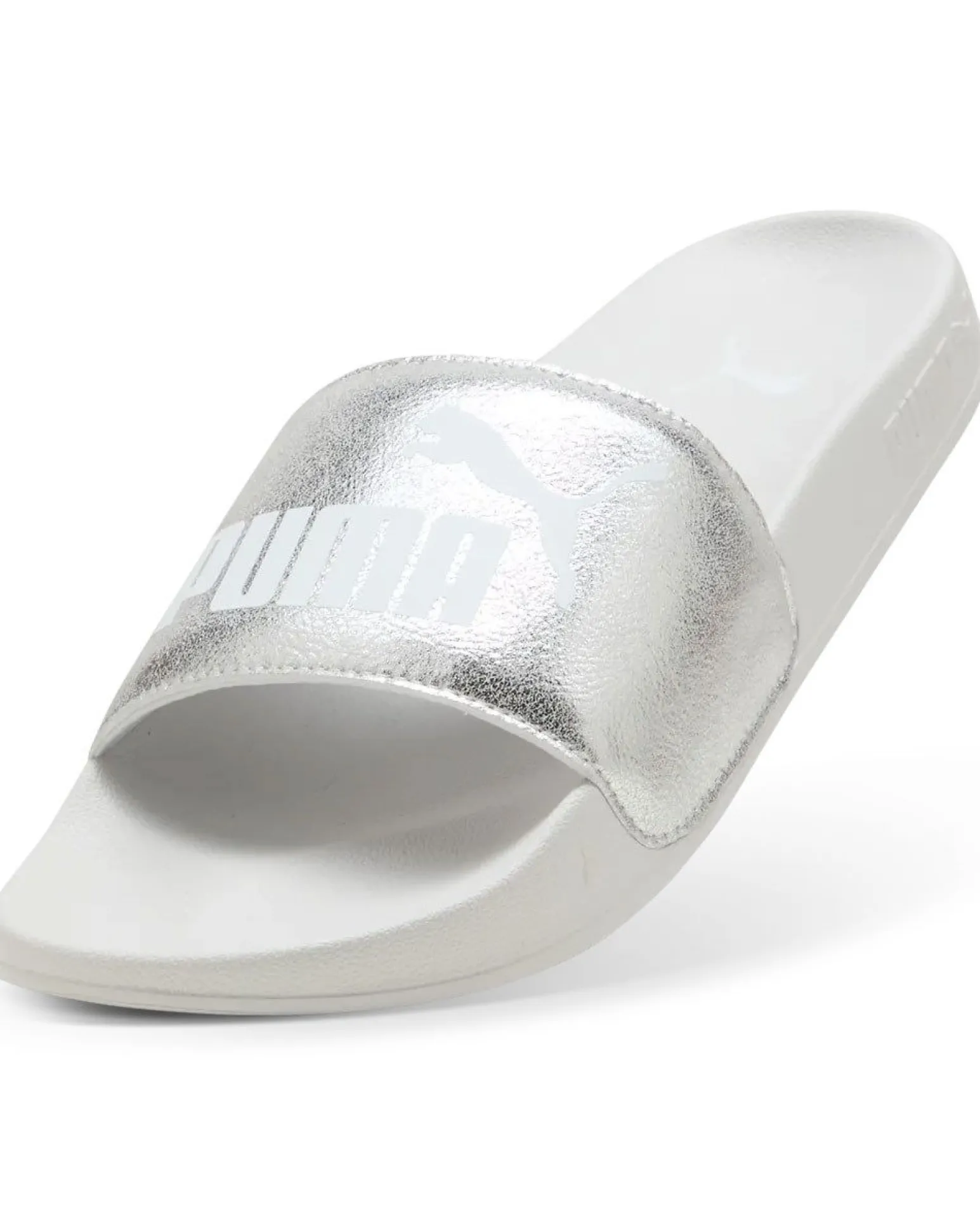 PUMA -CIABATTE LEADCAT 2.0 METALLIC WHISPER BIANCHE E ARGENTO, 404847-02