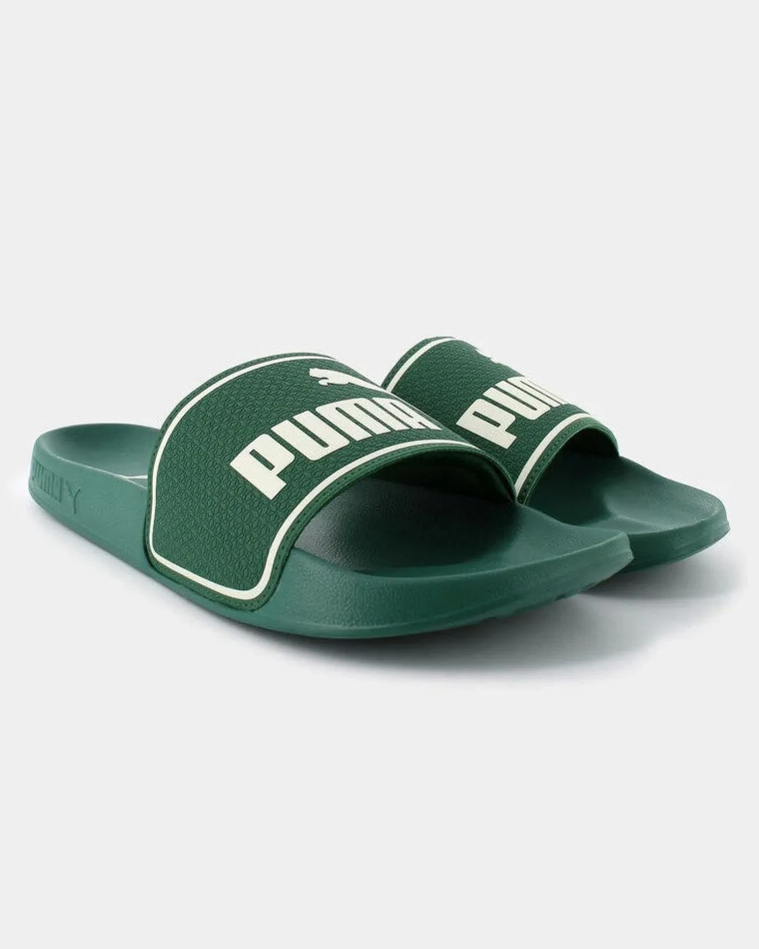 PUMA -CIABATTE LEADCAT 2.0 VERDI CON DETTAGLI BIANCHI DA UOMO 384139-26