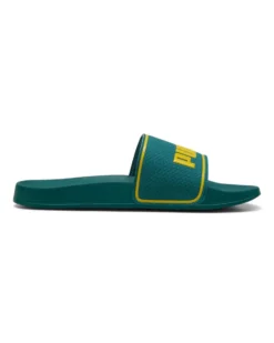 PUMA -CIABATTE LEADCAT 2.0 VERDI CON DETTAGLI GIALLI DA UOMO 384139-46