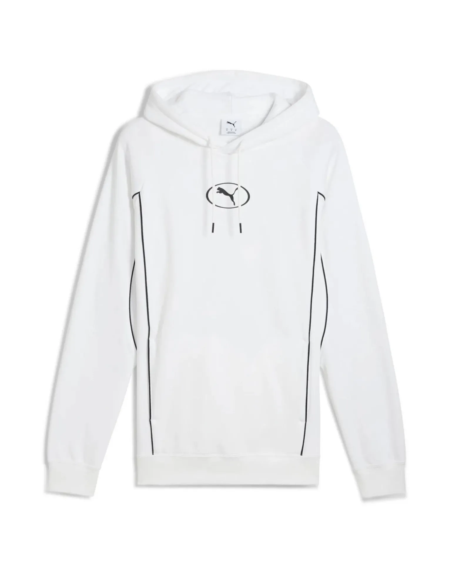 PUMA -FELPA CON CAPPUCCIO BIANCA SPORT HD FL DA UOMO, 688394-02