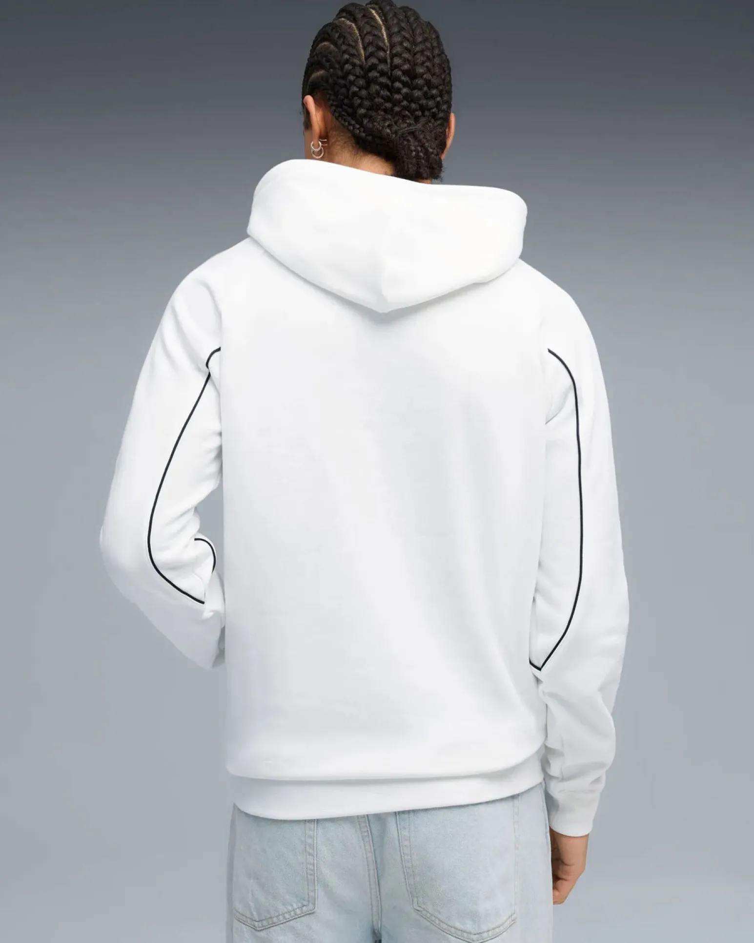 PUMA -FELPA CON CAPPUCCIO BIANCA SPORT HD FL DA UOMO, 688394-02