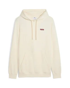 PUMA - FELPA  CON CAPPUCCIO CREMA ESSENTIAL 2 COLOR SMALL N.1 DA UOMO, 684719-99