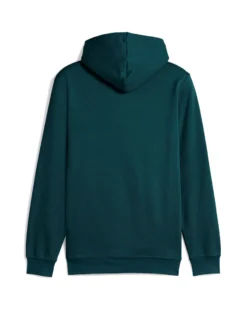 PUMA - FELPA CON CAPPUCCIO ESSENTIAL SMALL N.1 LOGO  VERDE DA UOMO, 682575-75