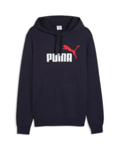 PUMA - FELPA CON CAPPUCCIO ESSENTIAL 2 COLOR N.1 LOGO BLU  DA UOMO, 684712-19