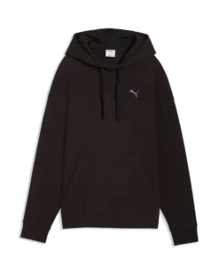PUMA - FELPA CON CAPPUCCIO NERA  ESSENTIAL ELEVATED COMFORT HD - DA DONNA, 691814-01