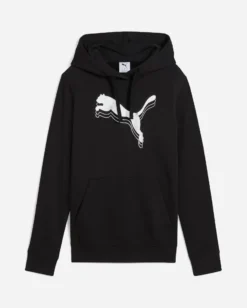 PUMA - FELPA CON CAPPUCCIO NERA ESS METALLIC HOODIE TR DA DONNA - 684997-01