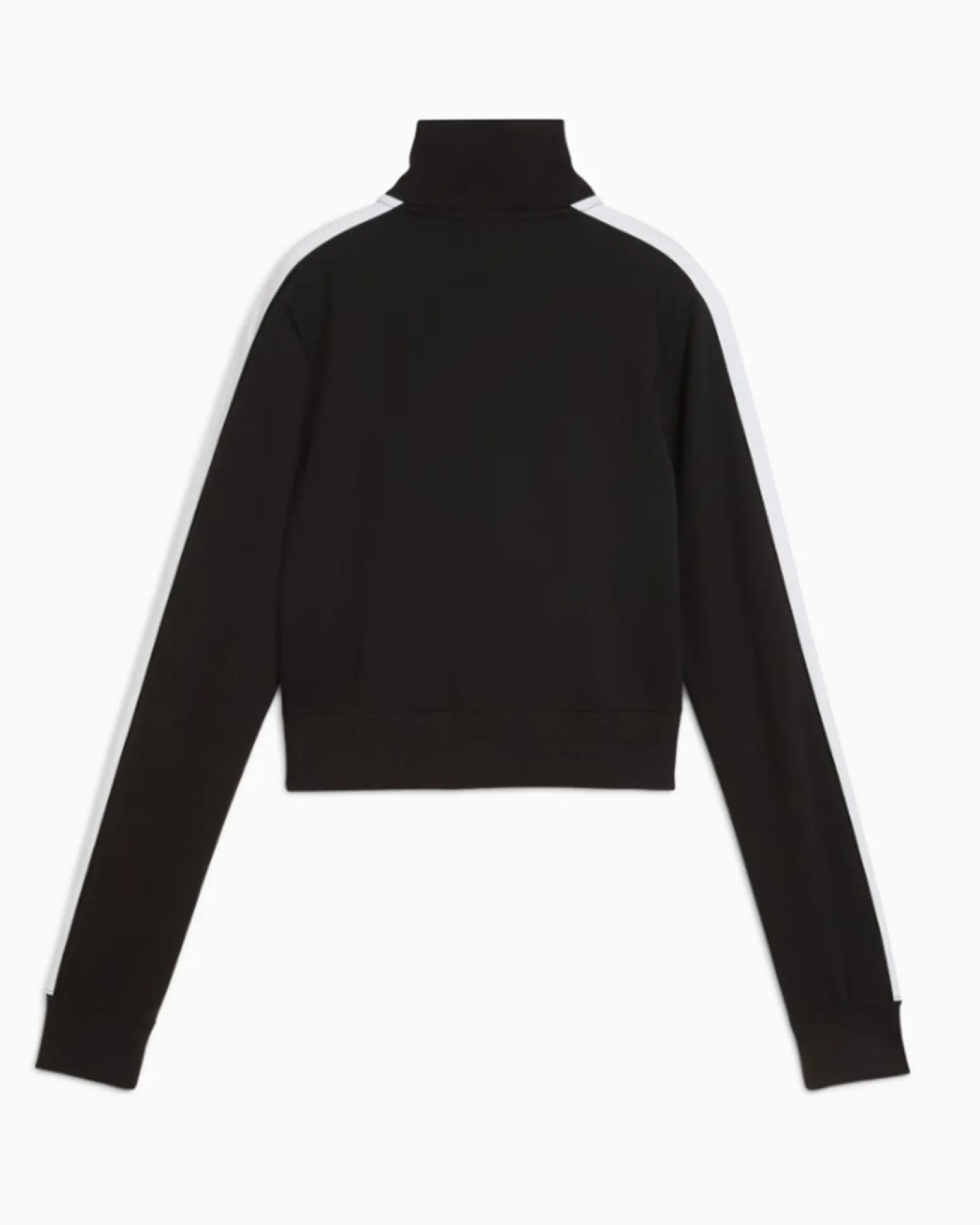 PUMA - FELPA FULL ZIP CORTA NERA FUTURE ARCHIVE T7 SLIM CROP DA DONNA, 632123-01