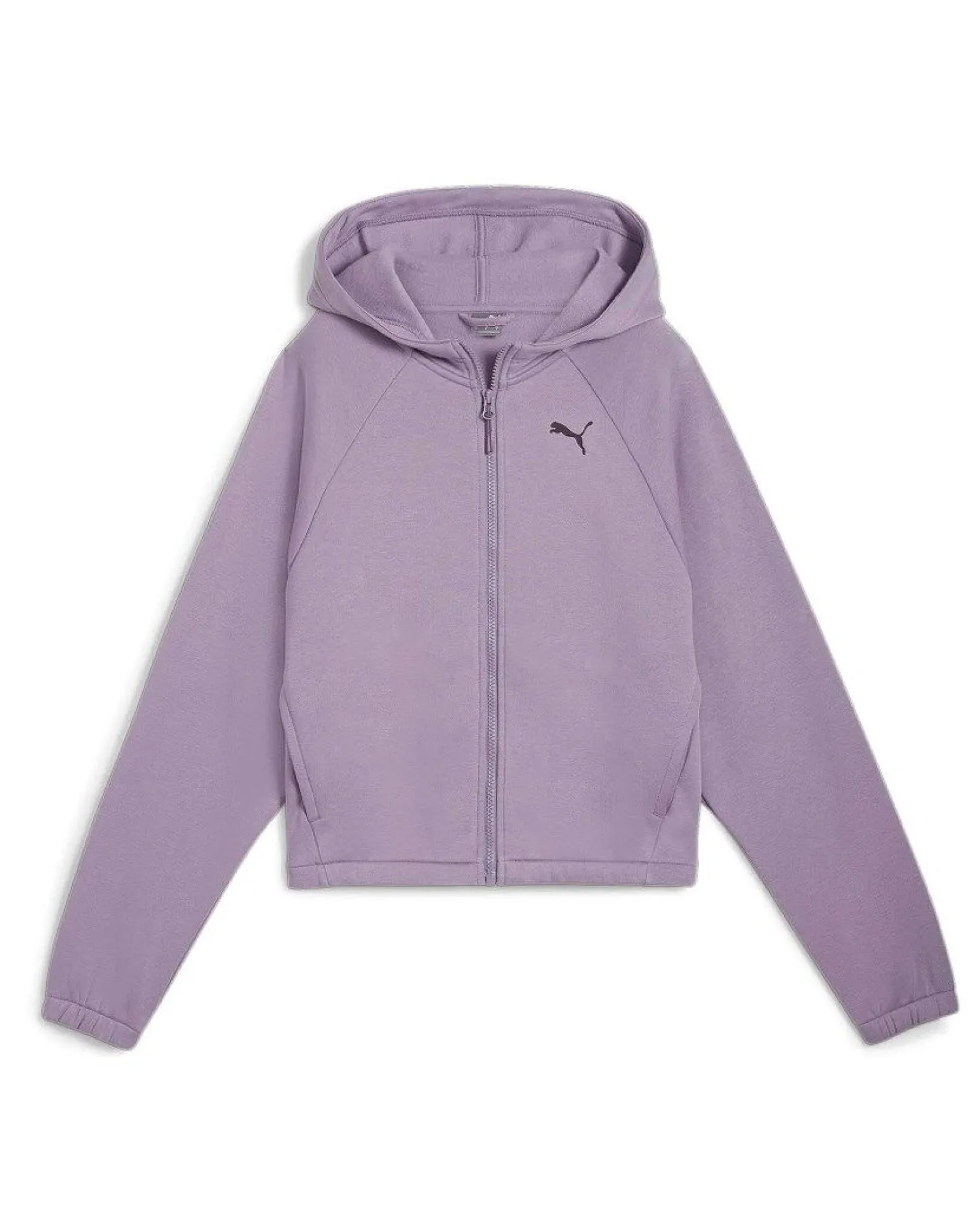PUMA - FELPA LILLA CON CAPPUCCIO MOTION FULL ZIP HD FL DA DONNA , 681682-30
