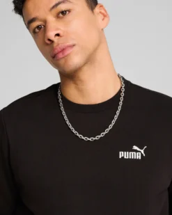 PUMA - FELPA  NERA ESSENTIAL SMALL N.1 LOGO CREW FL  DA UOMO, 682562-01