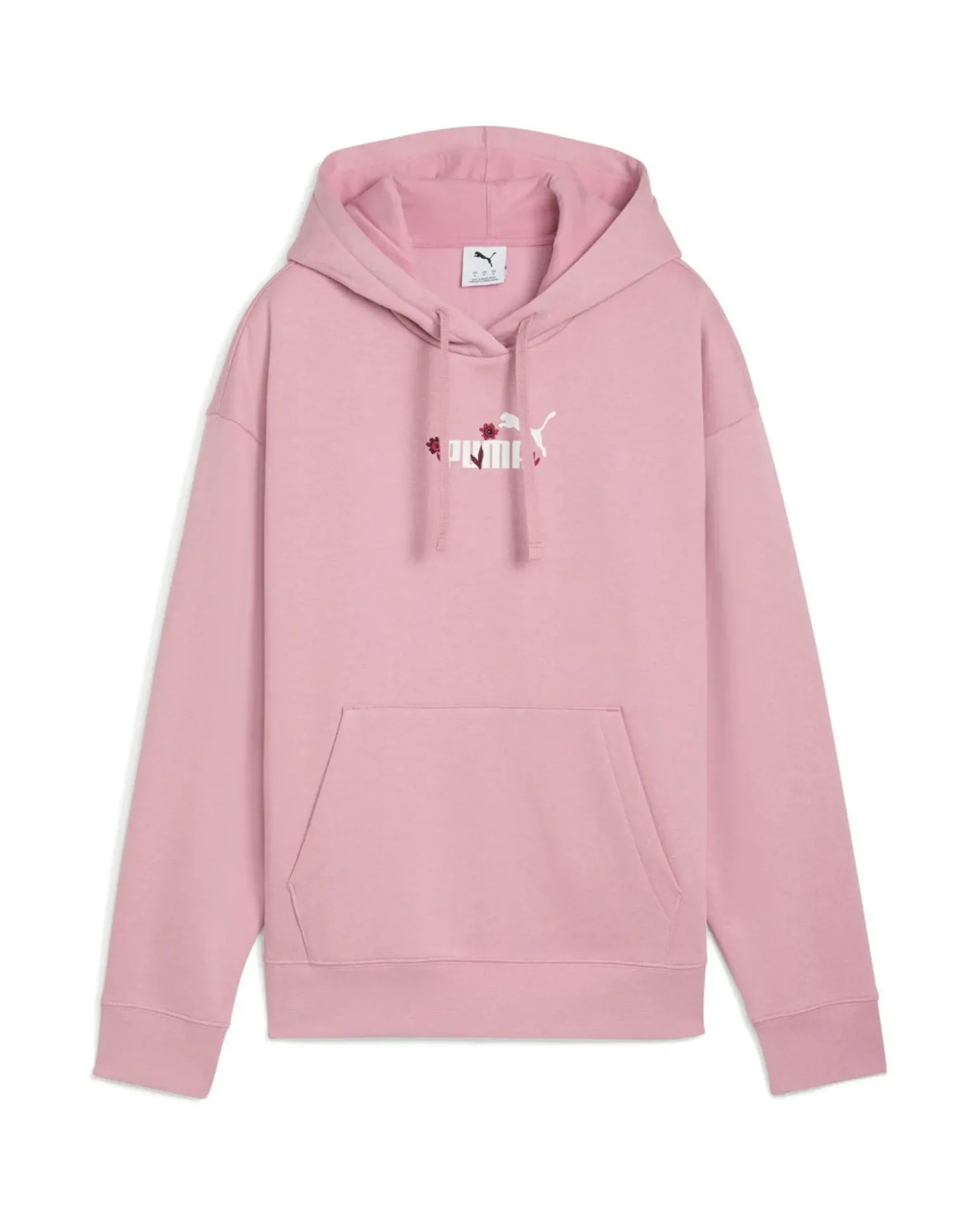 PUMA - FELPA ROSA CON CAPPUCCIO ESSENTIAL NATURE 2.0 COMFORT HD DA DONNA, 688079-65