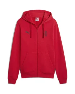 PUMA - FELPA ROSSA FULL ZIP  MILAN ESSENTIAL DA UOMO, 786800-01
