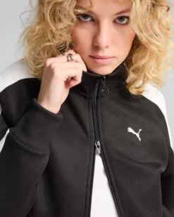 PUMA - FELPA T7 ALWAYS ON SHORT TRACK NERA DA DONNA - 629796-01