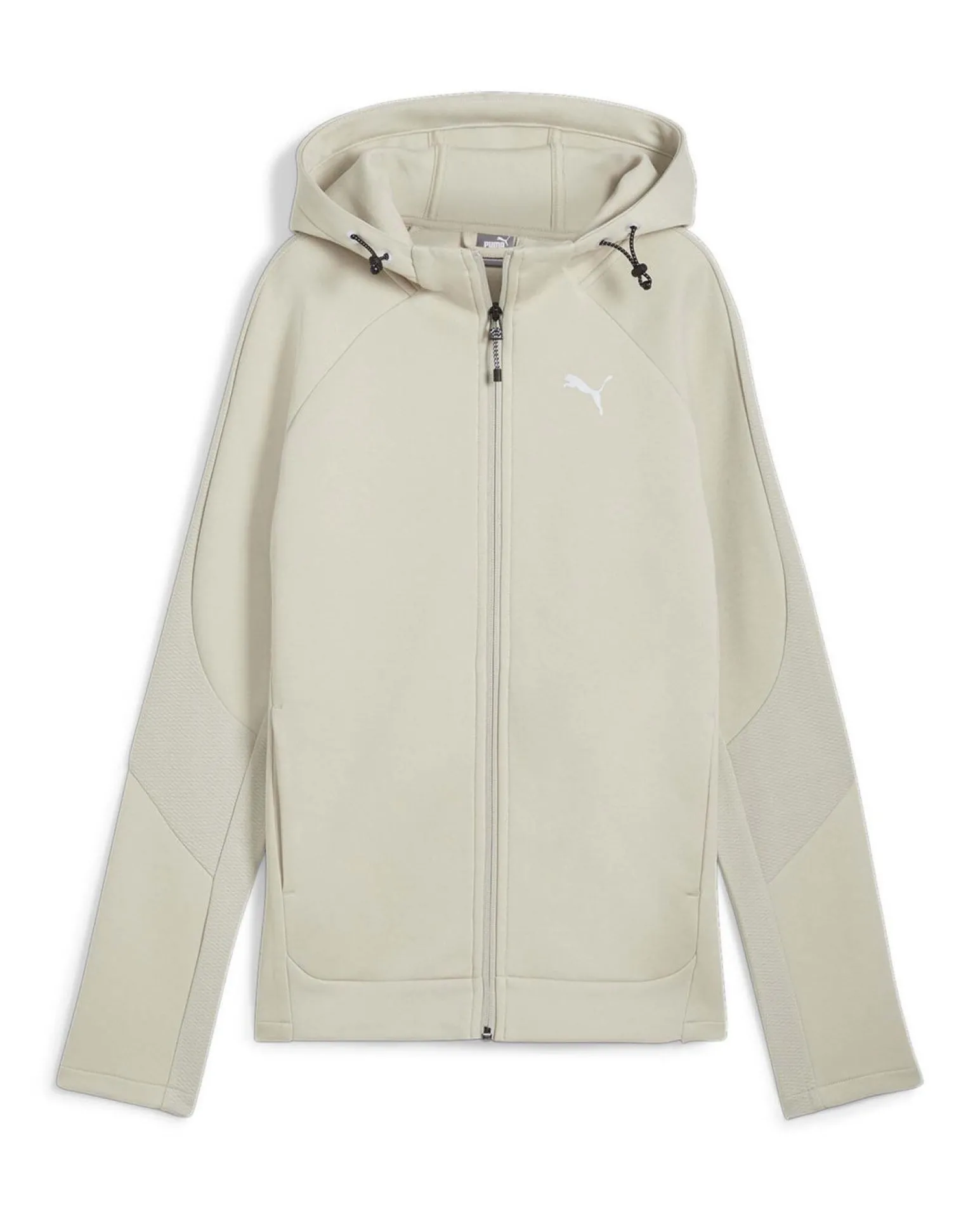 PUMA - FELPA TECH BEIGE DA DONNA CON CAPPUCCIO EVOSTRIPE 681670-68