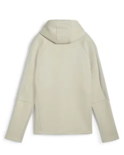 PUMA - FELPA TECH BEIGE DA DONNA CON CAPPUCCIO EVOSTRIPE 681670-68