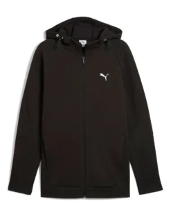 PUMA - FELPA TECH EVOSTRIPE NERA CON CAPPUCCIO DA UOMO 684613-01