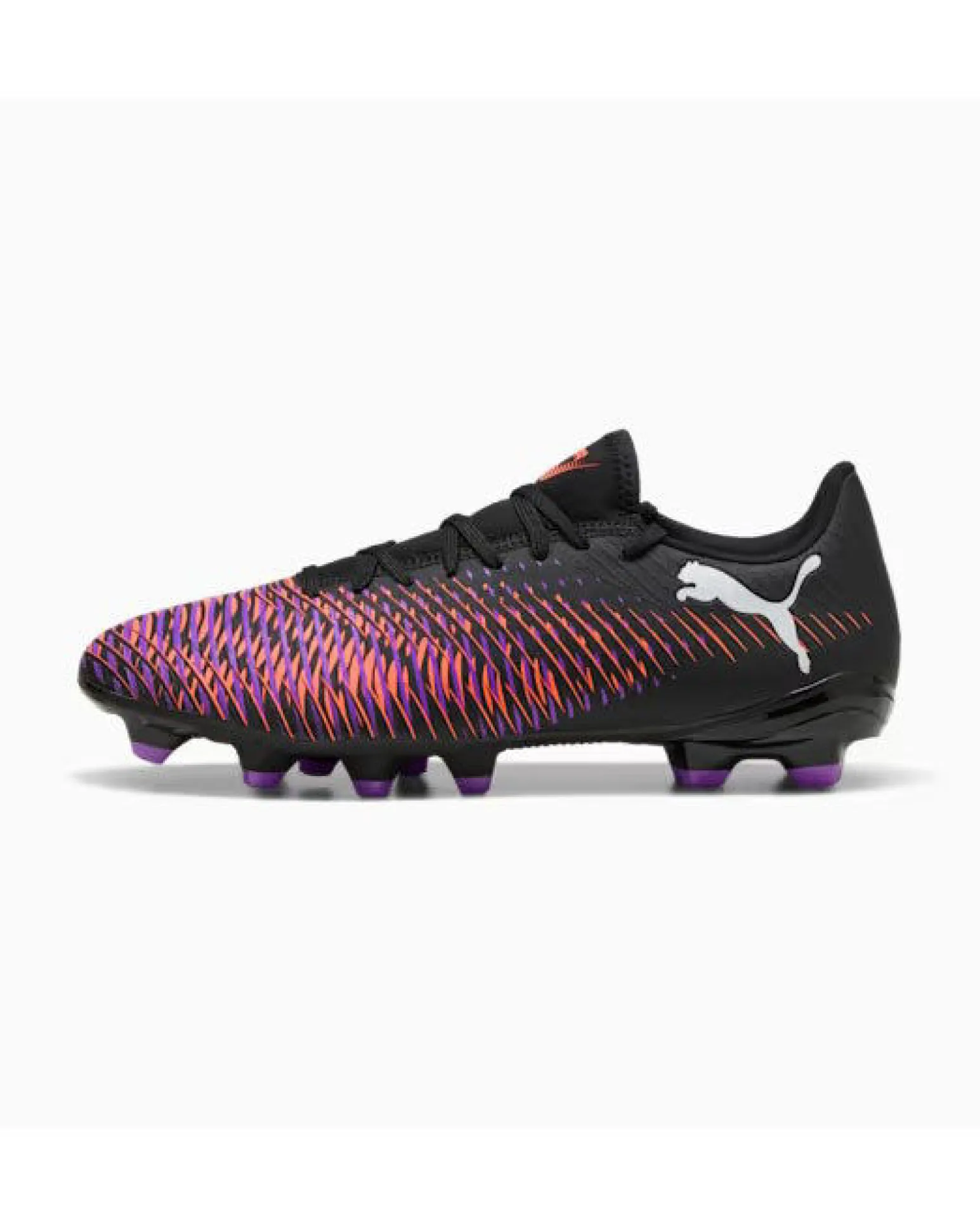 PUMA FUTURE 8 PLAY FG/AG - Scarpa da calcio nera, bianca e rossa - 108141-01