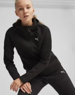 PUMA - JACKET DA DONNA CON CAPPUCCIO EVOSTRIPE FZ HD - 677878_01
