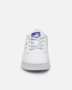 PUMA JADA BIOLUMINESCENCE AC INF - Sneakers da bambina bianca con dettagli metallizzati, numerata 20/27