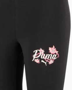 PUMA - LEGGINGS NERI CON DETTAGLI FLOREALI DA DONNA, 695654-01