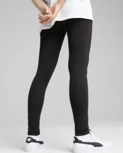 PUMA - LEGGINGS NERI ESSENTIAL SMALL N. 1 LOGO  DA DONNA,  682422-01
