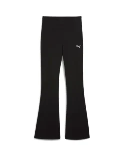PUMA - LEGGINGS NERI ESSENTIAL HIGH-WAIST FLARED DA DONNA, 631542-01
