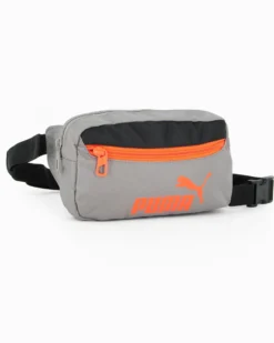 PUMA - MARSUPIO PLUS WAIST BAG GRIGIO. NERO E ARANCIONE, 090904-03