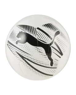 PUMA - PALLONE DA CALCIO BIANCO E NERO CON LOGO NERO - ATTACANTO MISURA 5, 084073-18