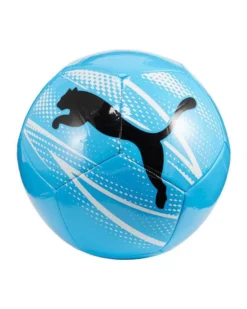 PUMA - PALLONE DA CALCIO CELESTE E BIANCO CON LOGO NERO - ATTACANTO MISURA 5, 084073-07