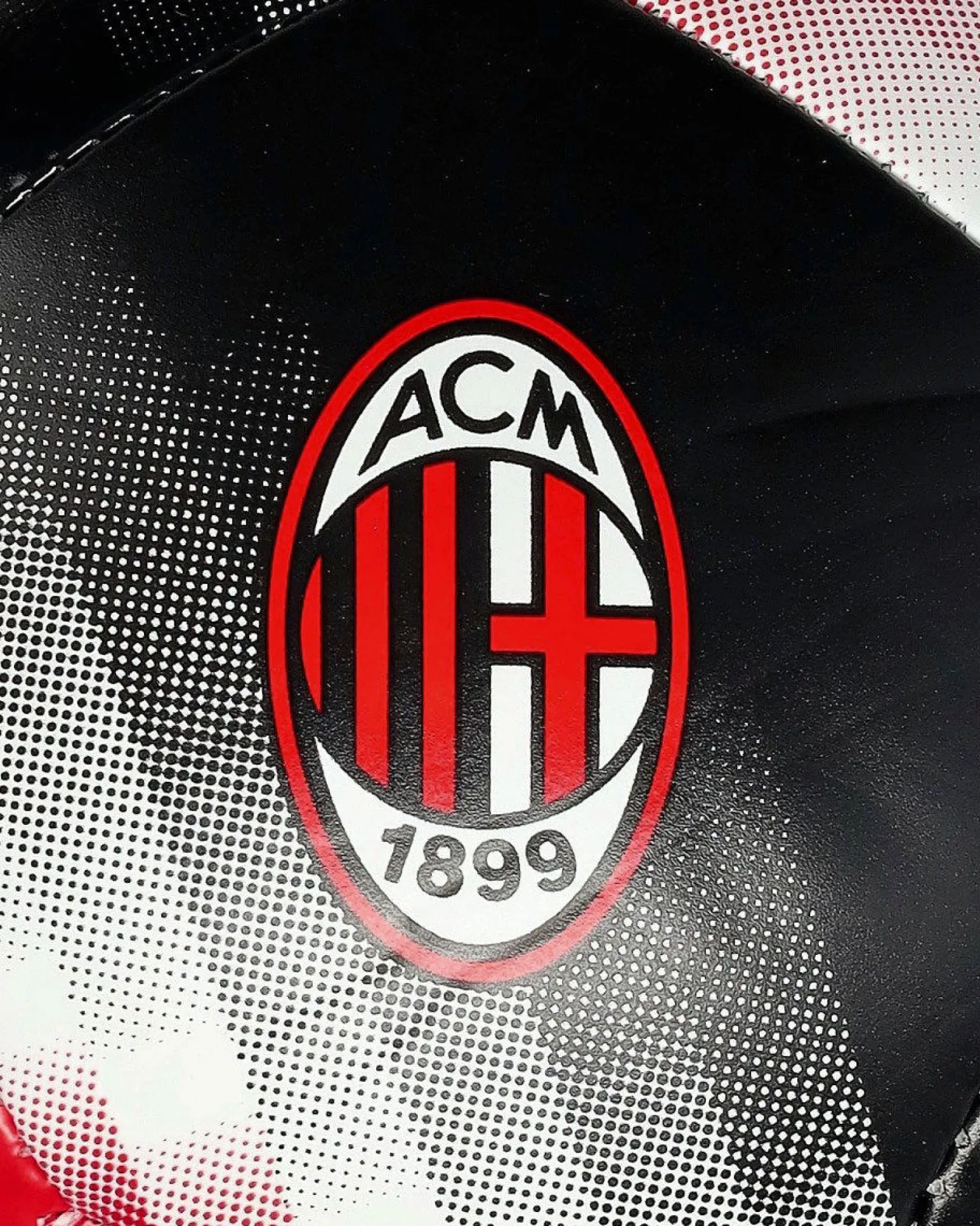 PUMA - PALLONE MINI ( MISURA 1) ACM MILAN MINI CULTURE NERO ROSSO E BLU, 085217-01