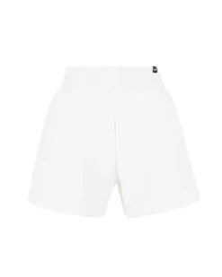 PUMA - Pantaloncino BPPO bianco da donna con logo floreale