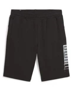 PUMA - PANTALONCINO ESS+ LOGO LAB NERO DA UOMO - 678981-01