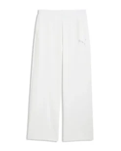 PUMA - PANTALONE DONNA BIANCO  ESSENTIAL GRAPHIC LEO LUXE, 634567-02