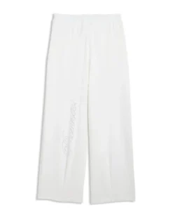 PUMA - PANTALONE DONNA BIANCO ESSENTIAL GRAPHIC LEO LUXE, 634567-02