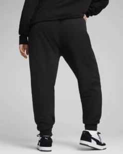 PUMA - PANTALONE ESSENTIAL SMALL N. 1 LOGO SWEAT NERO  DA DONNA, 682450-01