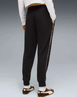 PUMA - PANTALONE NERO DA DONNA ESSENTIAL ANIMAL VESTIBILITA' COMFORT 692464-01
