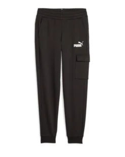 PUMA - PANTALONE NERO JUNIOR ( 5-16 ANNI)  ESSENTIAL CARGO PANTS FL ,  676320-01