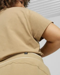 PUMA - Pantalone tuta comfort fit beige da donna