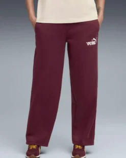 PUMA - PANTALONE TUTA DRITTI BORDEAUX ESSENTIAL NATURE 2.0 COMFORT  DA DONNA, 688081-96