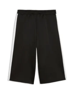 PUMA - PANTALONE TUTA 3/4 NERO CON BANDE BIANCHE T7 RELAXED - DA UOMO, 635359-01