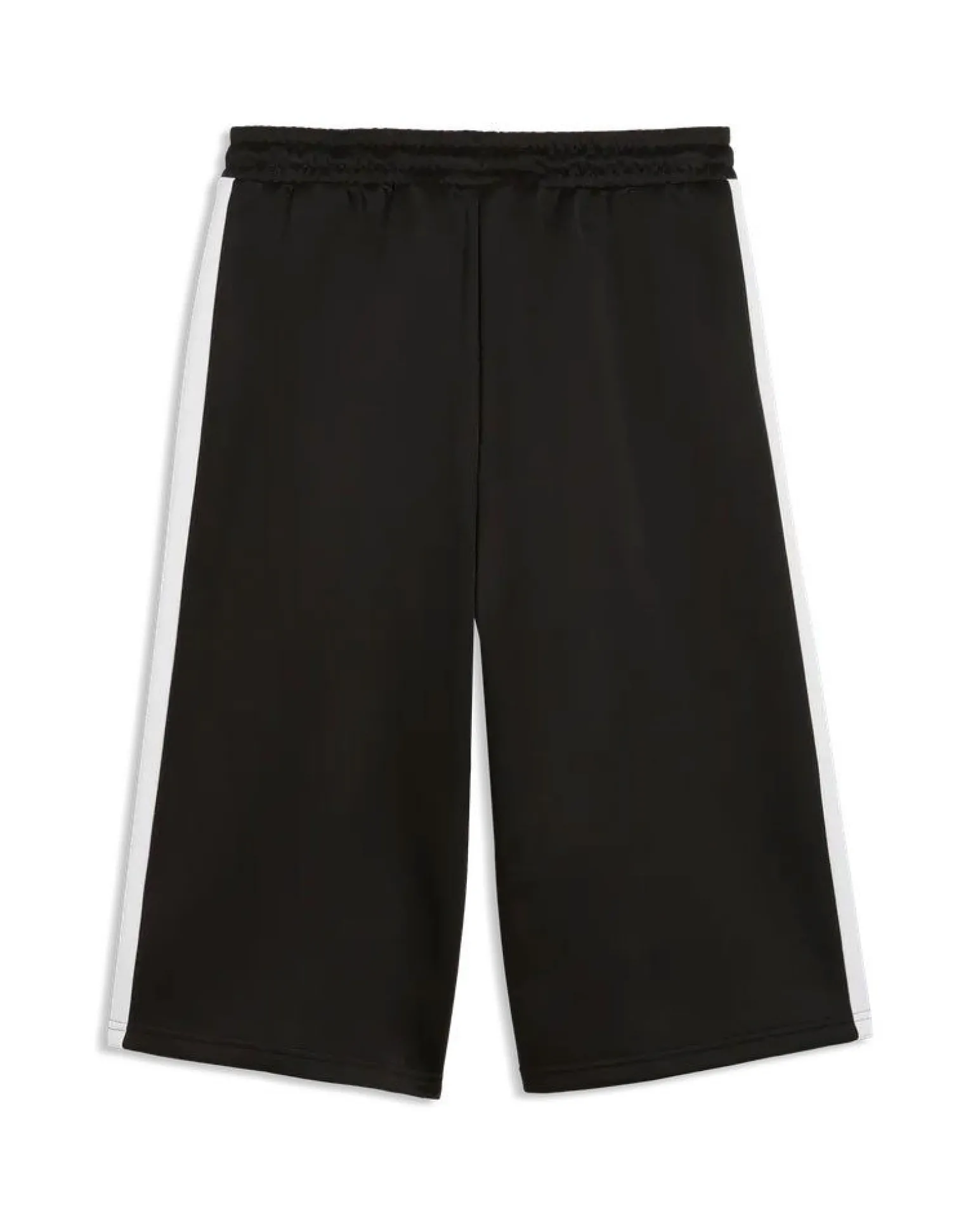 PUMA - PANTALONE TUTA 3/4 NERO CON BANDE BIANCHE T7 RELAXED - DA UOMO, 635359-01