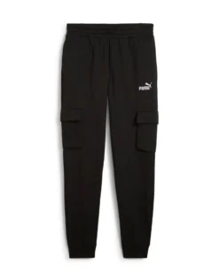 PUMA - PANTALONE TUTA NERO ESSENTIALNO.1 LOGO CARGO FL CL  DA UOMO,  682660-01